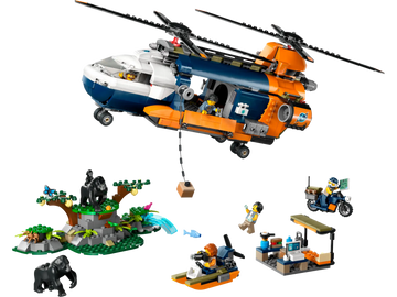 LEGO City Jungle Explorer Helicopter Playset 60437