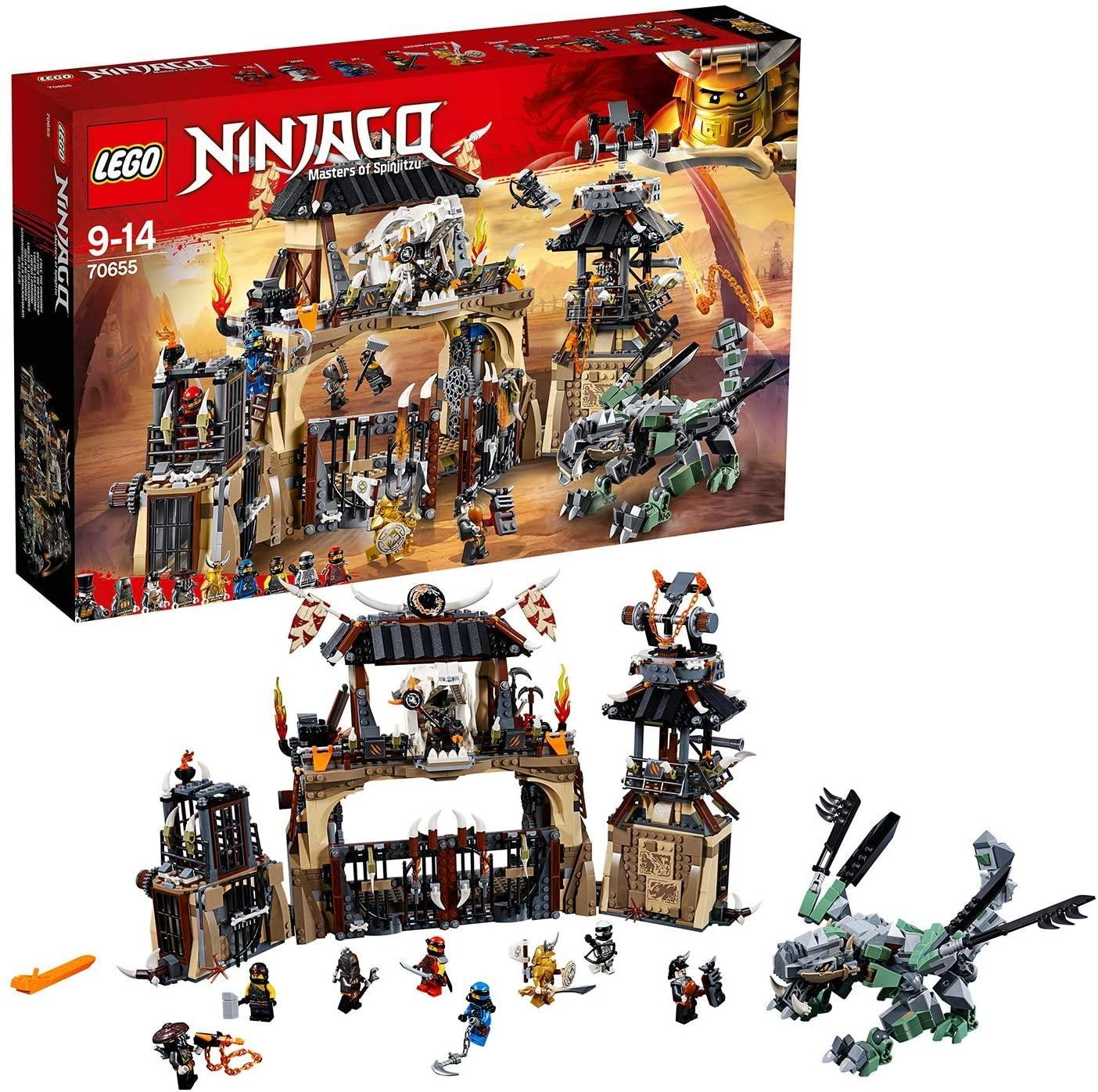 LEGO NINJAGO Dragon Pit Building Set with 9 Minifigures
