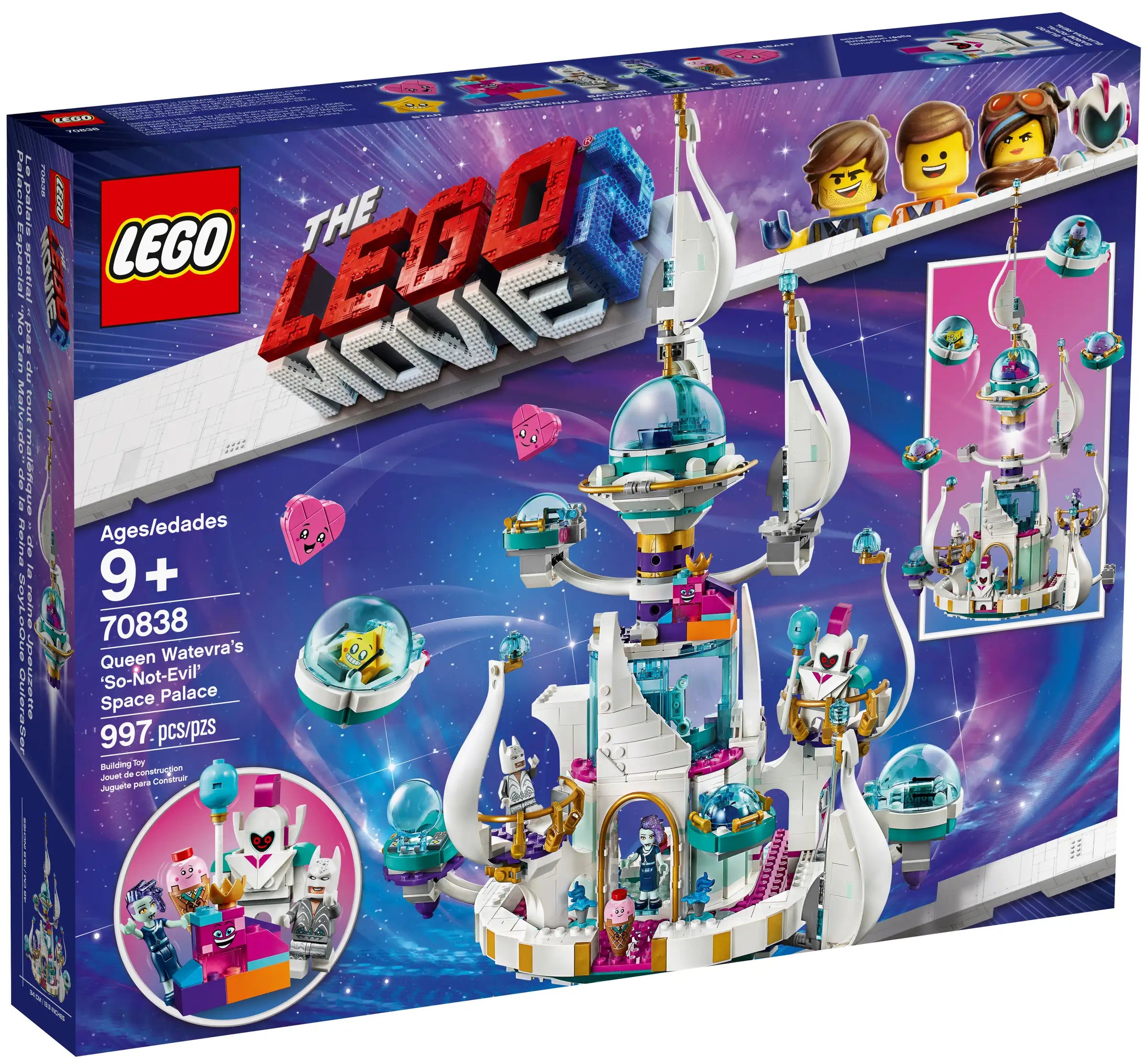 LEGO 70838 Queen Watevra's So-Not-Evil Space Palace Set
