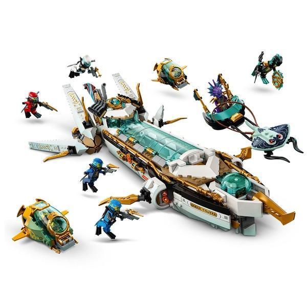 LEGO NINJAGO Hydro Bounty Submarine Set with 10 Minifigures