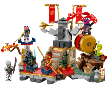 LEGO NINJAGO 71818 Tournament Battle Arena Playset with 6 Minifigures