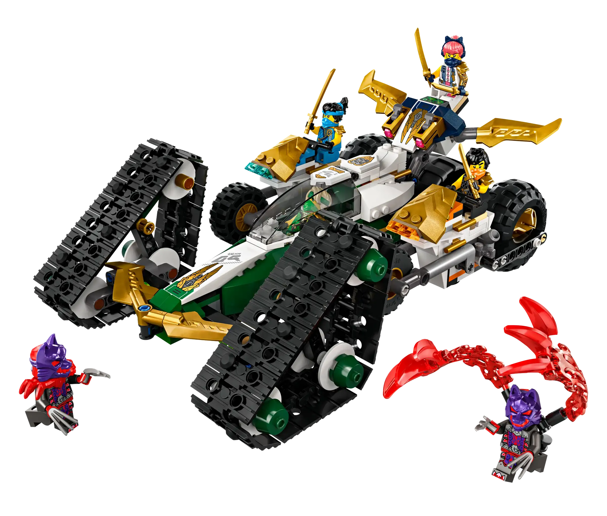 LEGO NINJAGO 71820 Ninja Team Combo Vehicle 4-in-1 Set