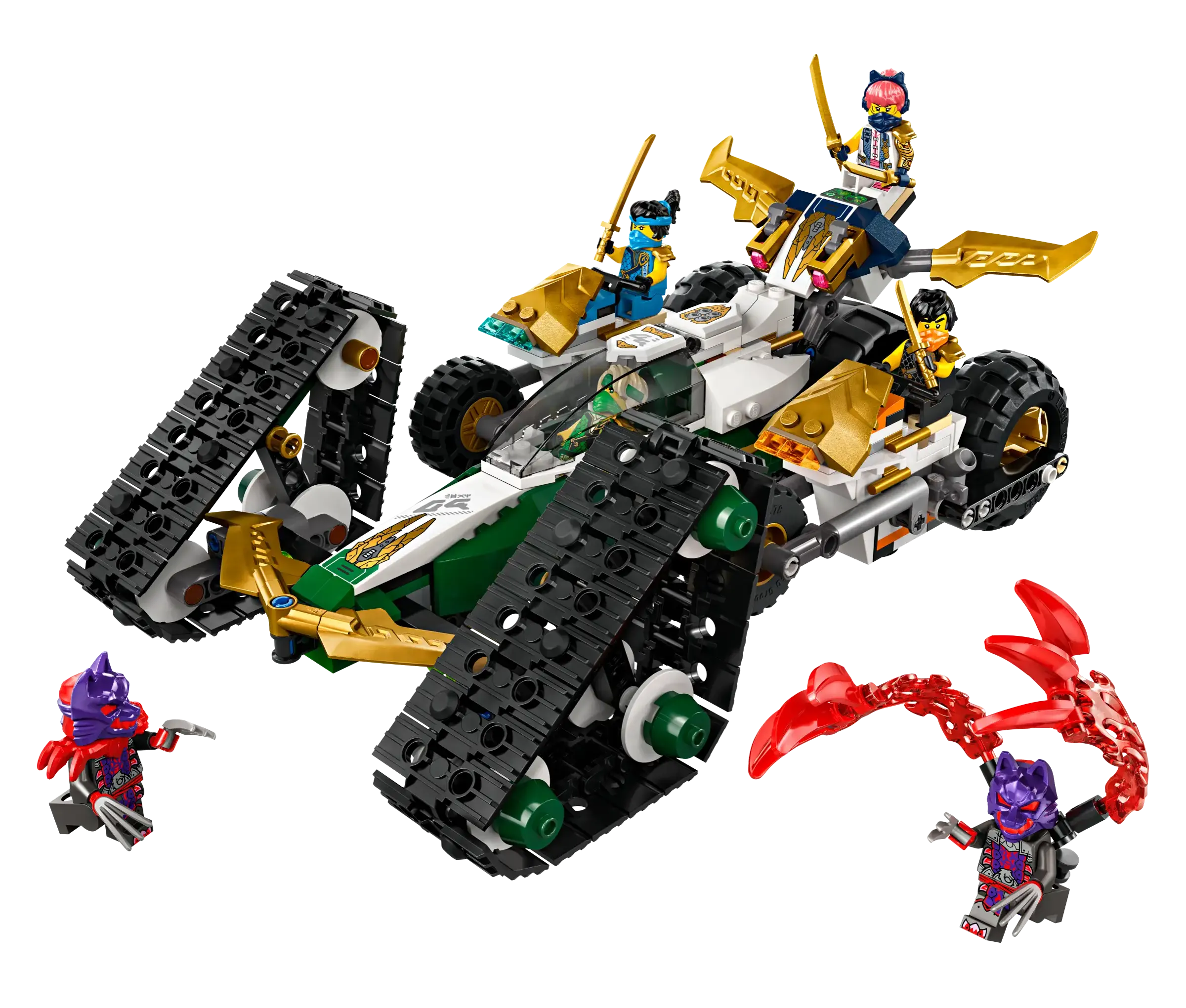 LEGO NINJAGO 71820 Ninja Team Combo Vehicle 4-in-1 Set
