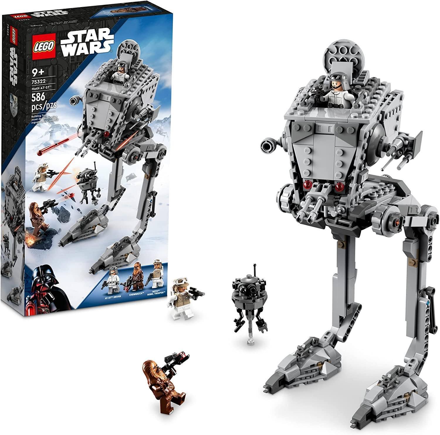 LEGO Star Wars Hoth AT-ST Building Kit 75322 - 586 Pieces