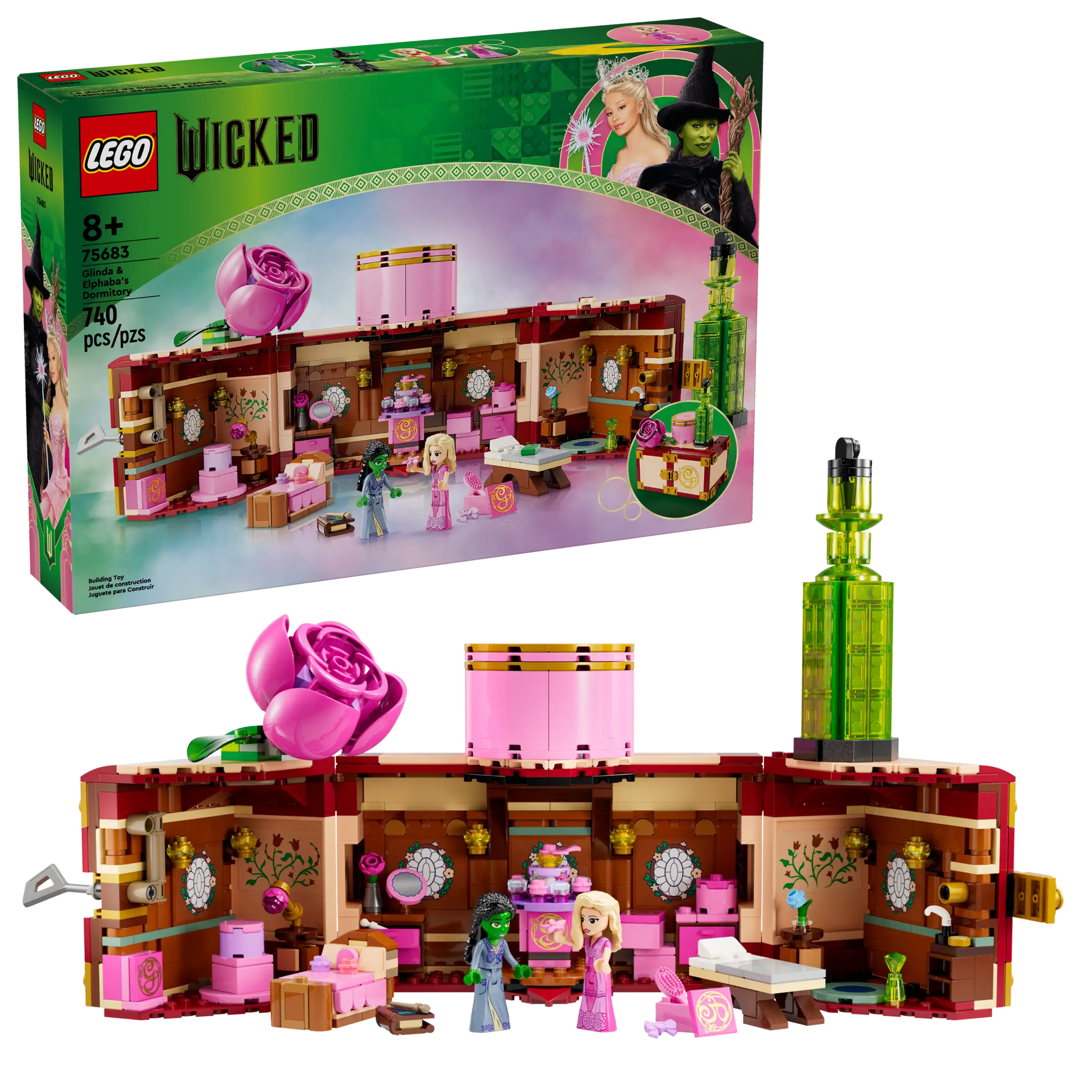 LEGO 75683 Wicked Glinda & Elphaba Dormitory Playset