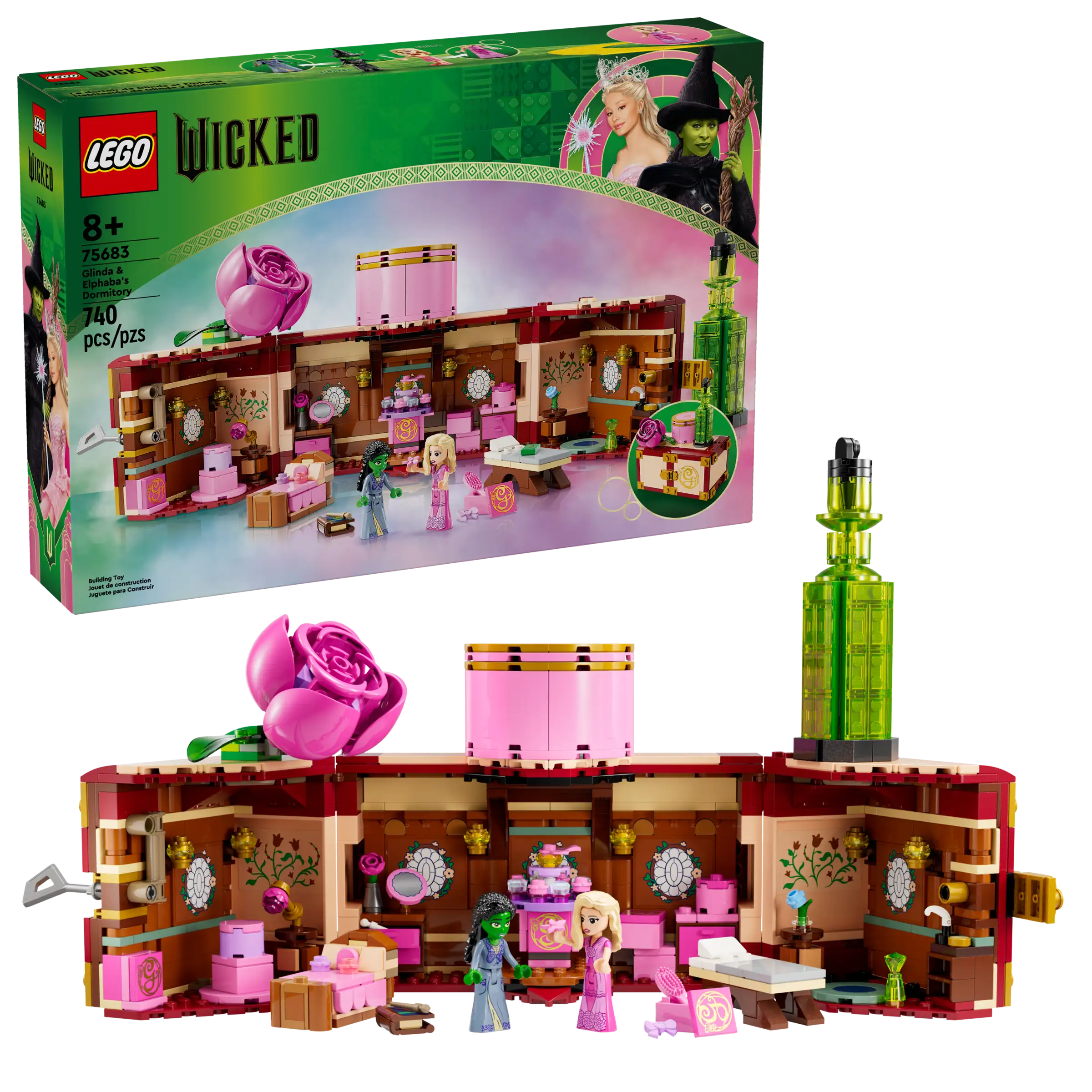 LEGO 75683 Wicked Glinda & Elphaba Dormitory Playset