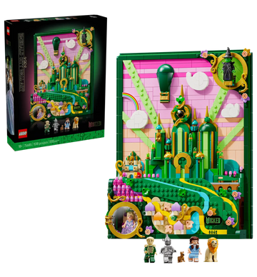LEGO Wicked Emerald City Wall Art Set with Minifigures