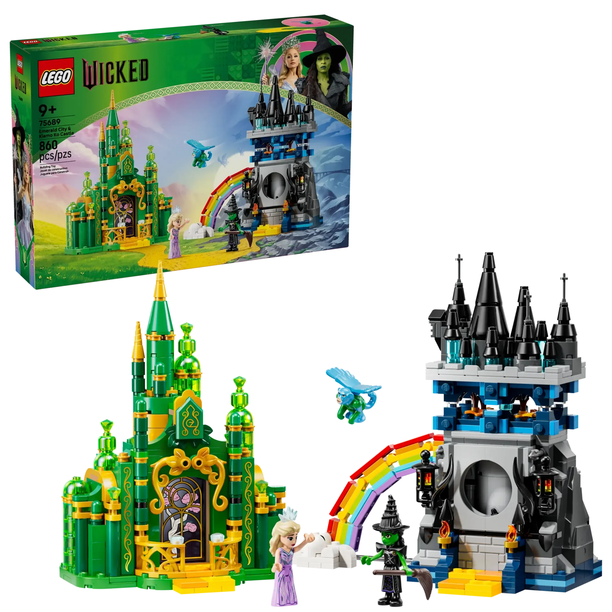 LEGO Wicked Emerald City & Kiamo Ko Castle Playset
