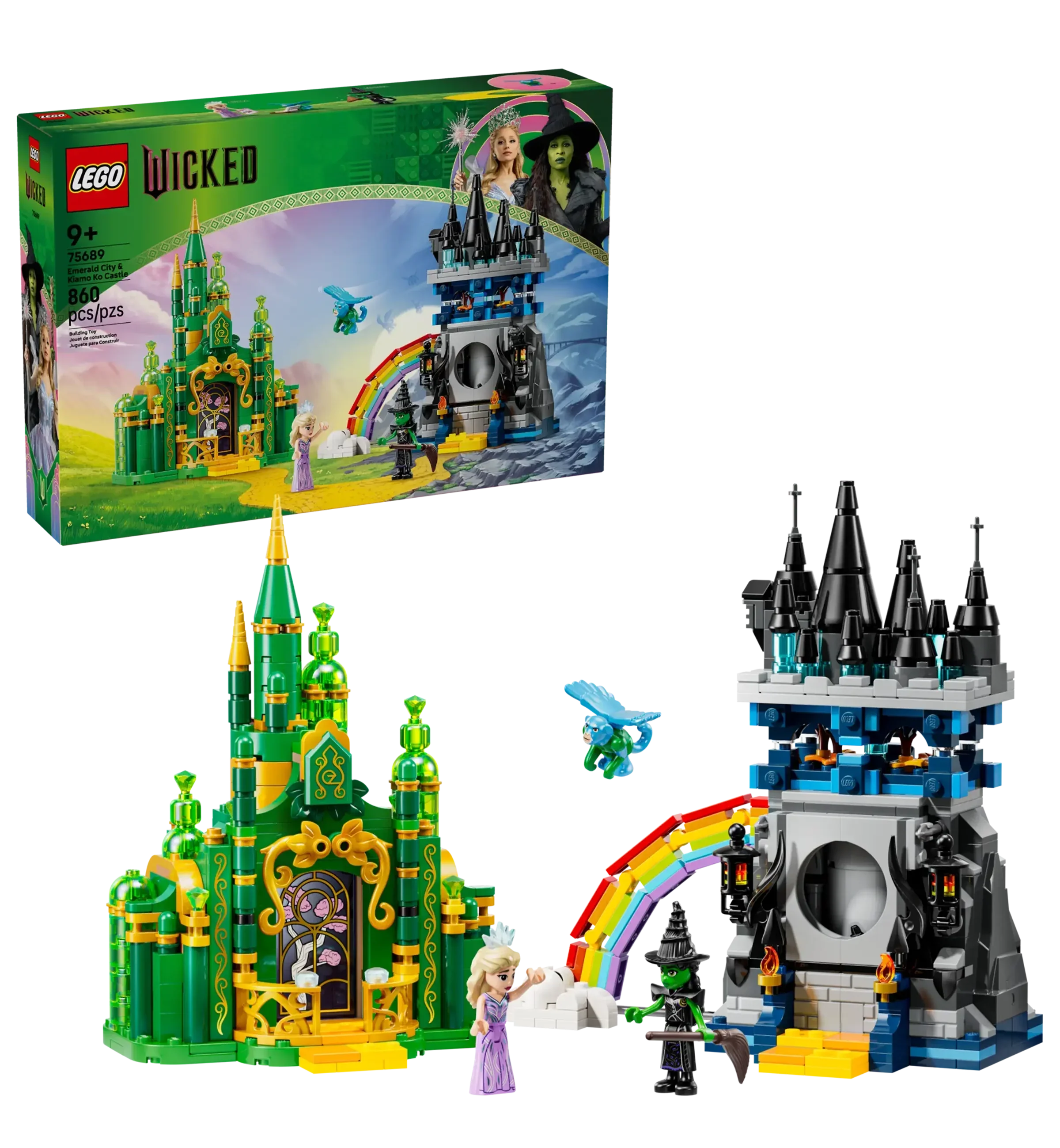 LEGO Wicked Emerald City & Kiamo Ko Castle Playset