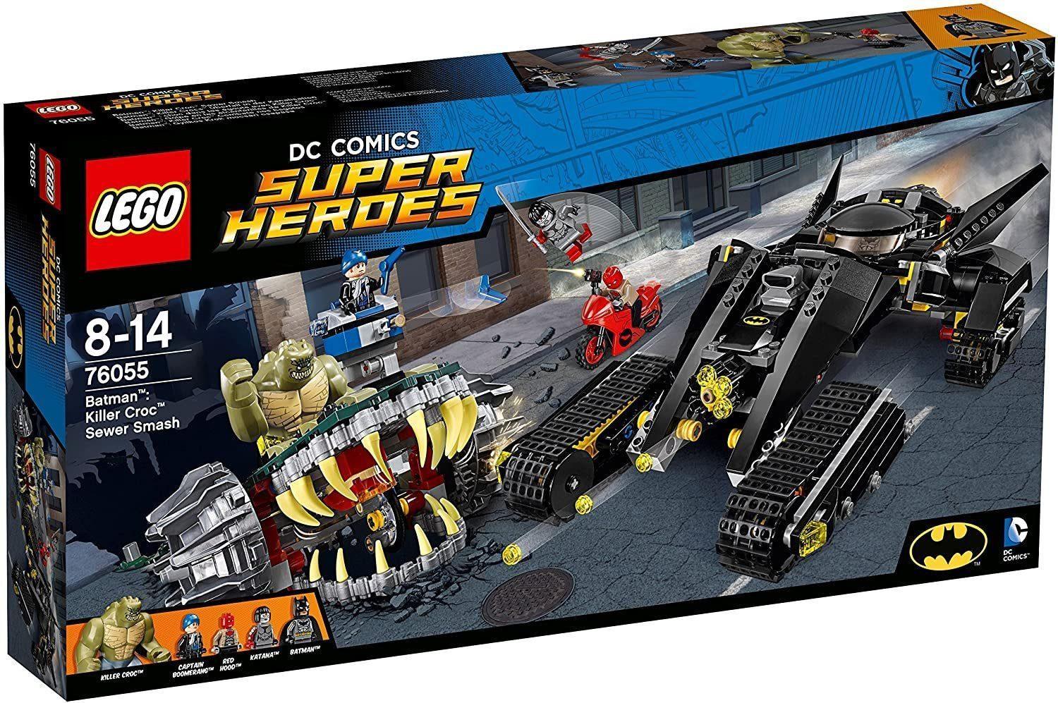 LEGO DC 76055 Batman Killer Croc Sewer Smash Set