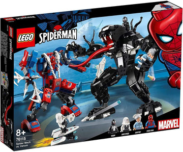 LEGO Marvel Spider Mech vs. Venom Action Figures Set