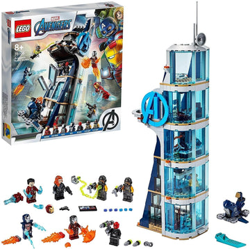 LEGO Marvel Avengers Tower Battle Set 76166 with Iron Man