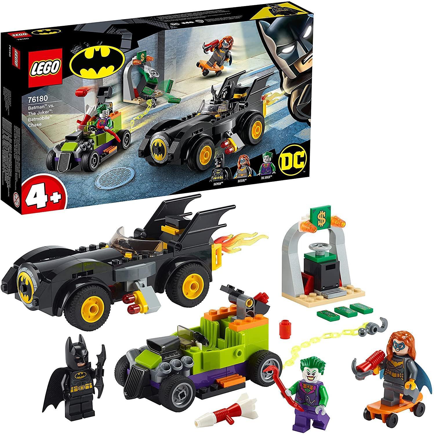 LEGO 76180 Batman vs Joker Batmobile Chase Toy Set