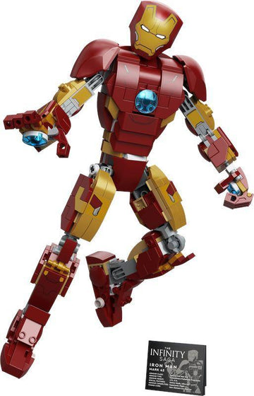 LEGO Marvel Iron Man Figure 76206 - 381 Pieces, 9" Tall