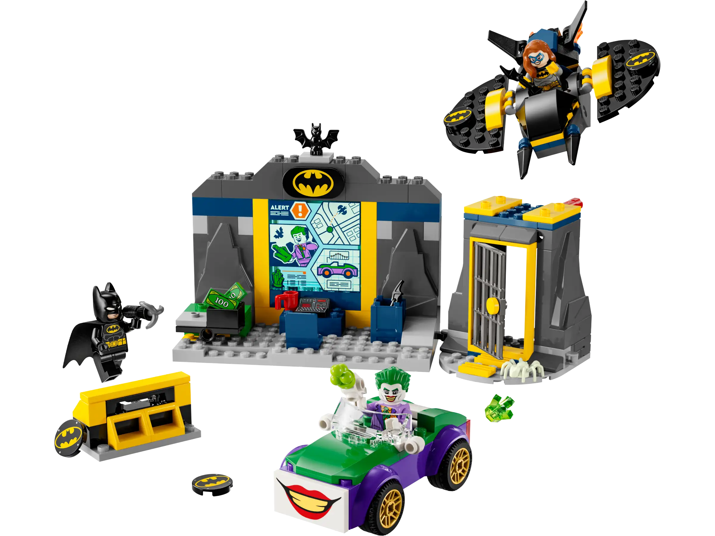 LEGO 76272 Batcave™ Playset with Batman™, Batgirl™ & Joker™