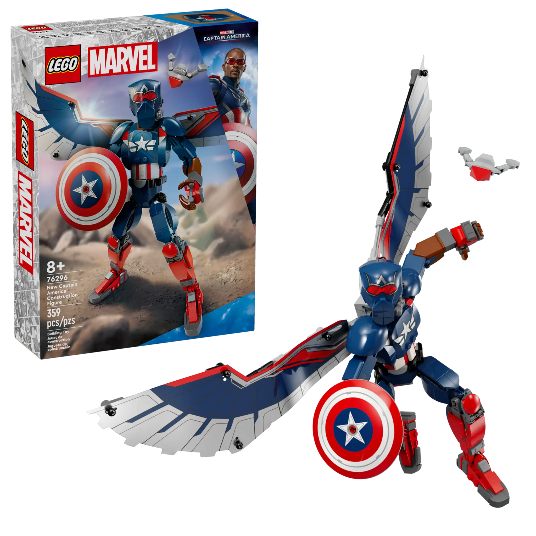 LEGO 76296 Marvel Captain America Buildable Figure 11