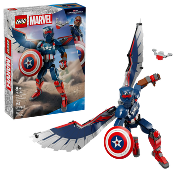 LEGO 76296 Marvel Captain America Buildable Figure 11