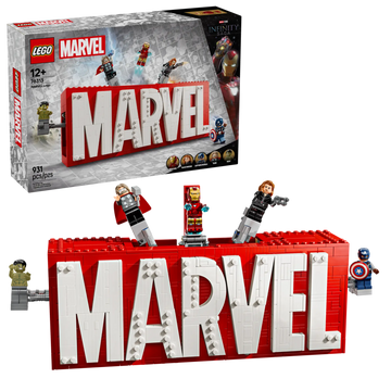 LEGO 76313 MARVEL Logo with 5 Minifigures Set