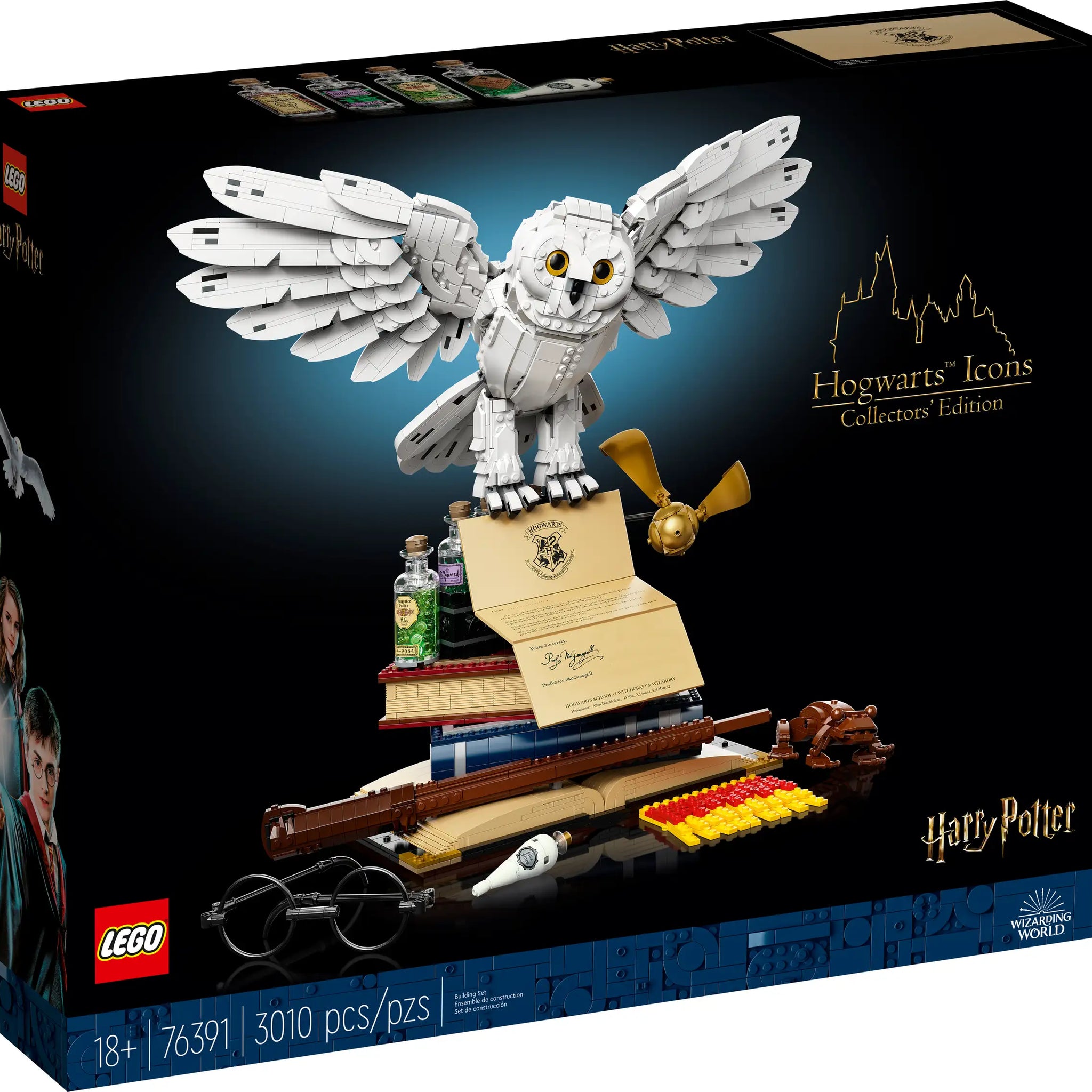 LEGO 76391 Harry Potter Hogwarts Icons Collectors' Edition Set