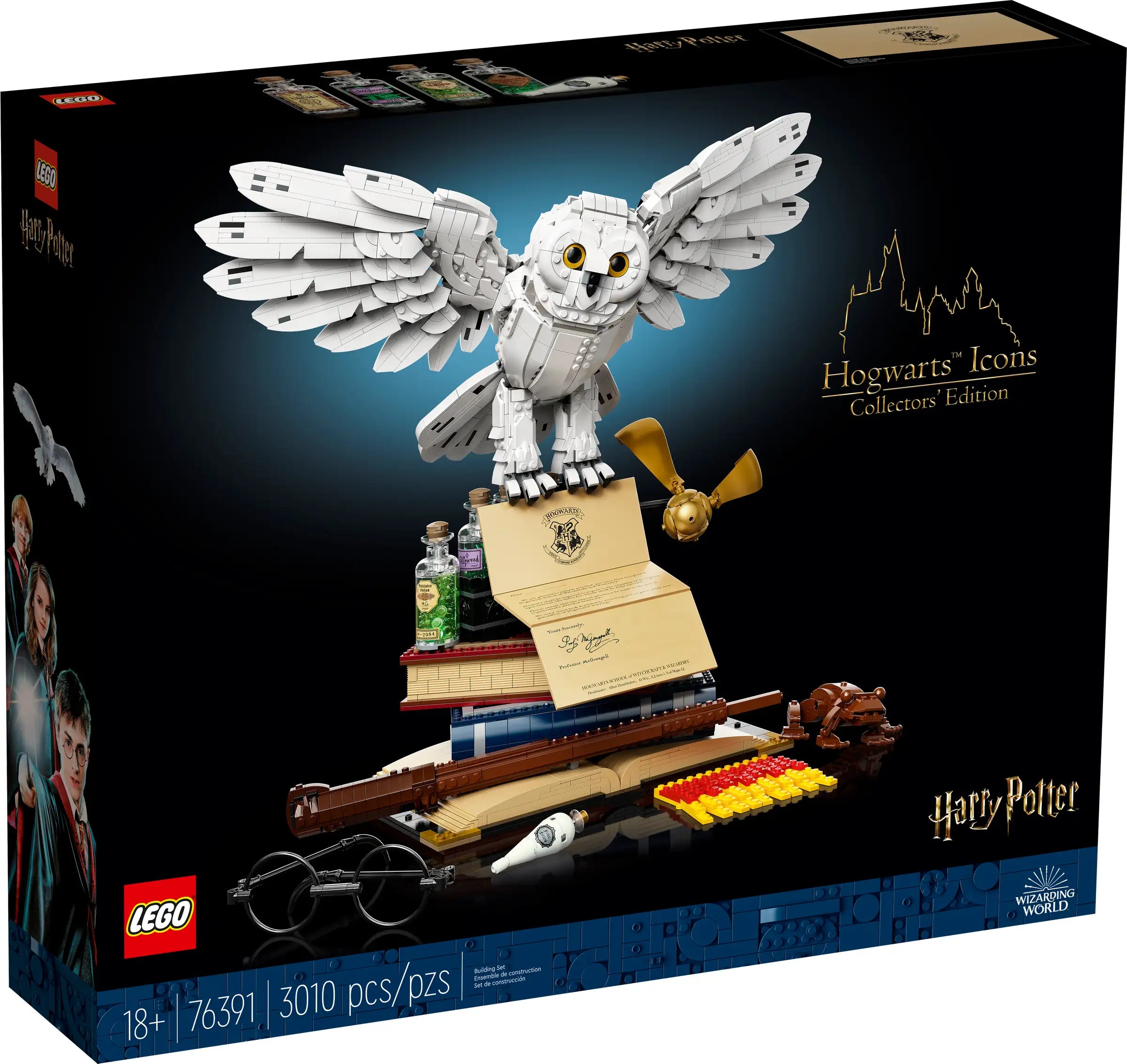 LEGO 76391 Harry Potter Hogwarts Icons Collectors' Edition Set