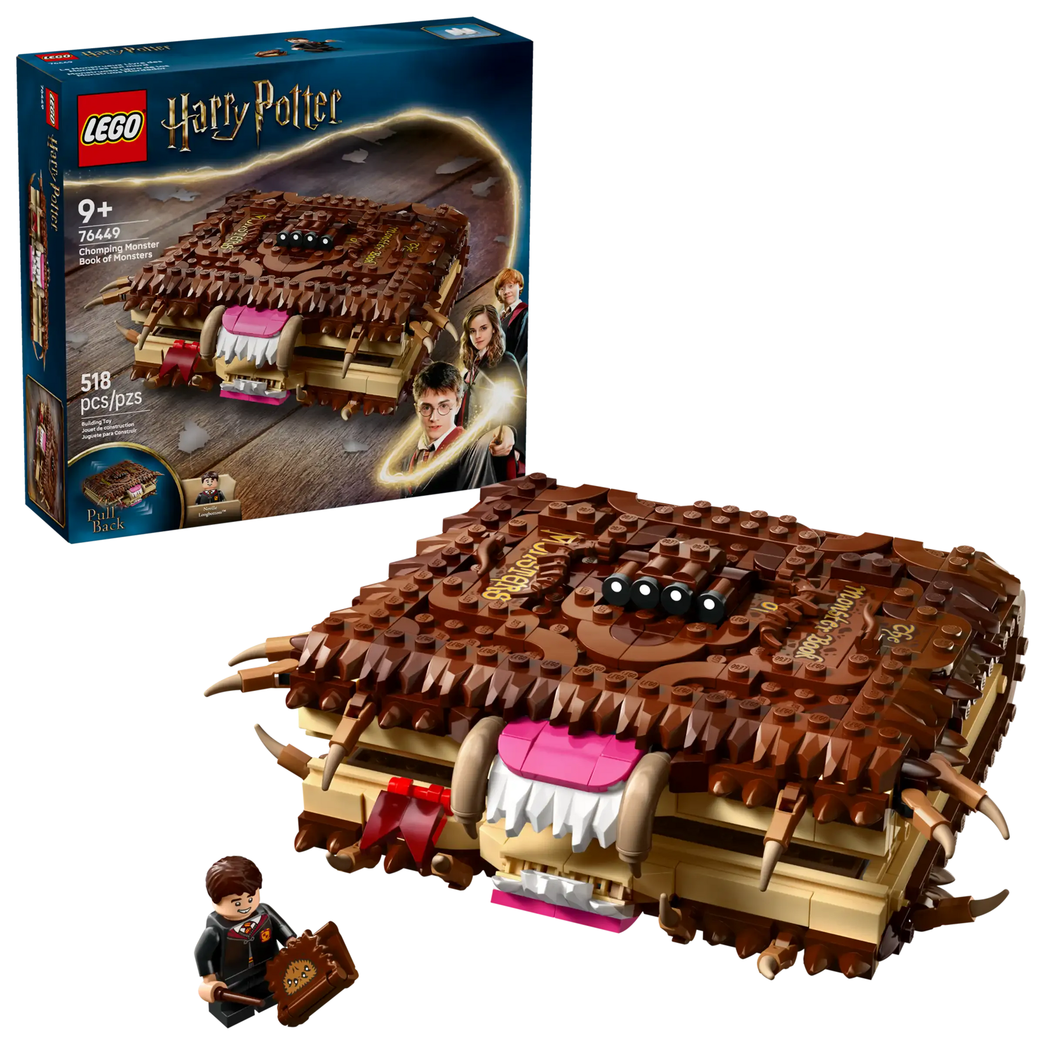 LEGO 76449 Harry Potter Chomping Monster Book Set