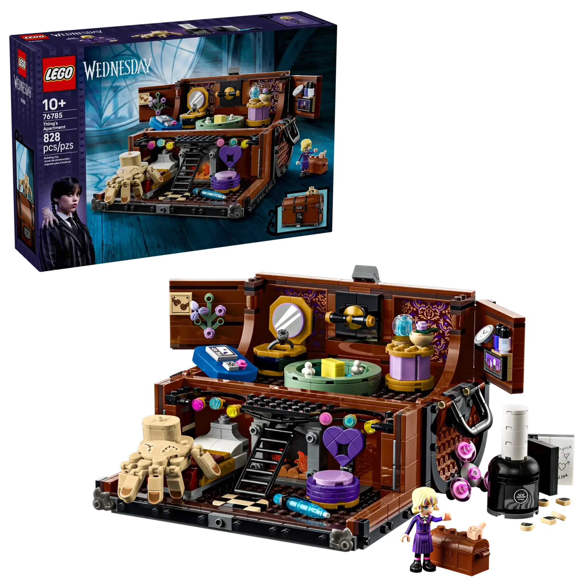 LEGO 76785 WEDNESDAY Thing’s Apartment Playset with Minifigures