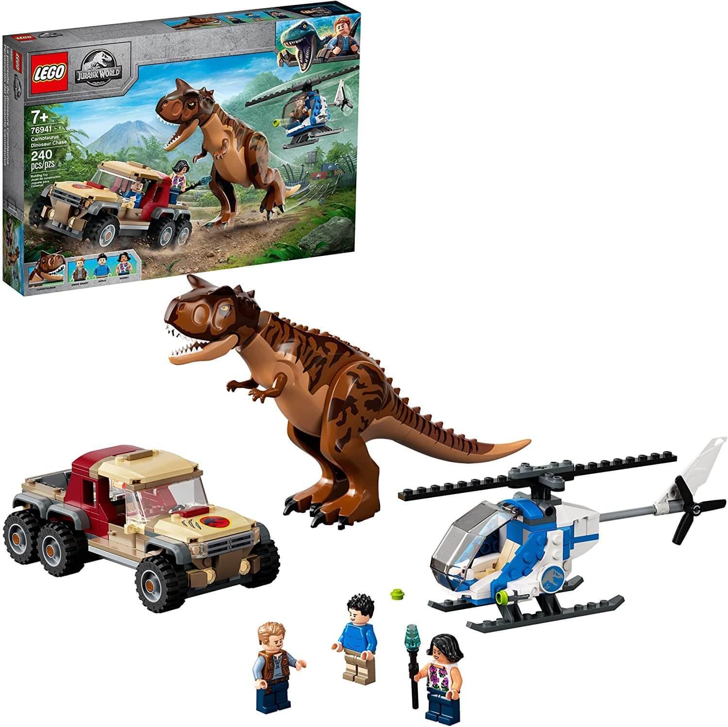 LEGO Jurassic World 76941 Carnotaurus Chase Building Kit