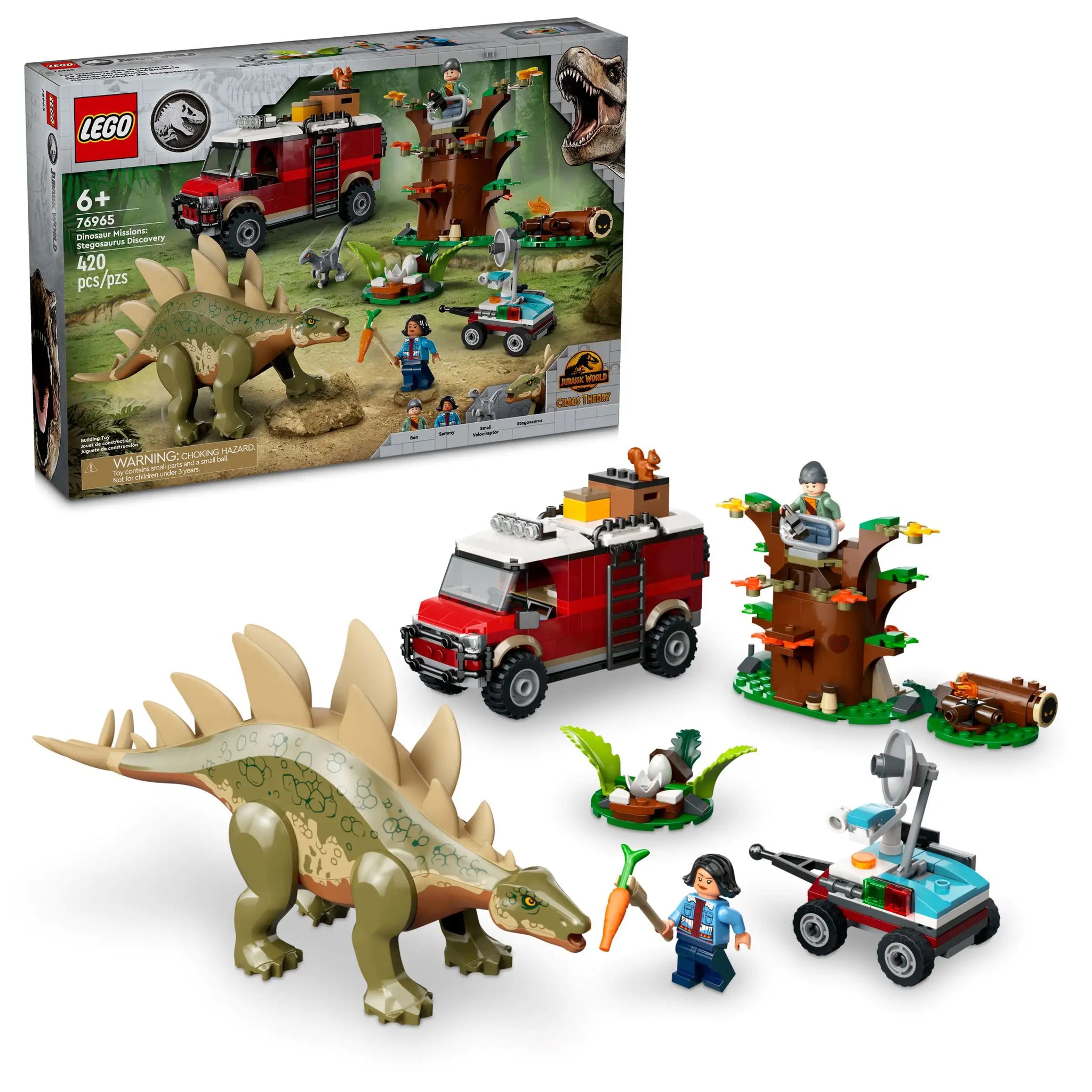 LEGO 76965 Jurassic World Stegosaurus Discovery Set 6+