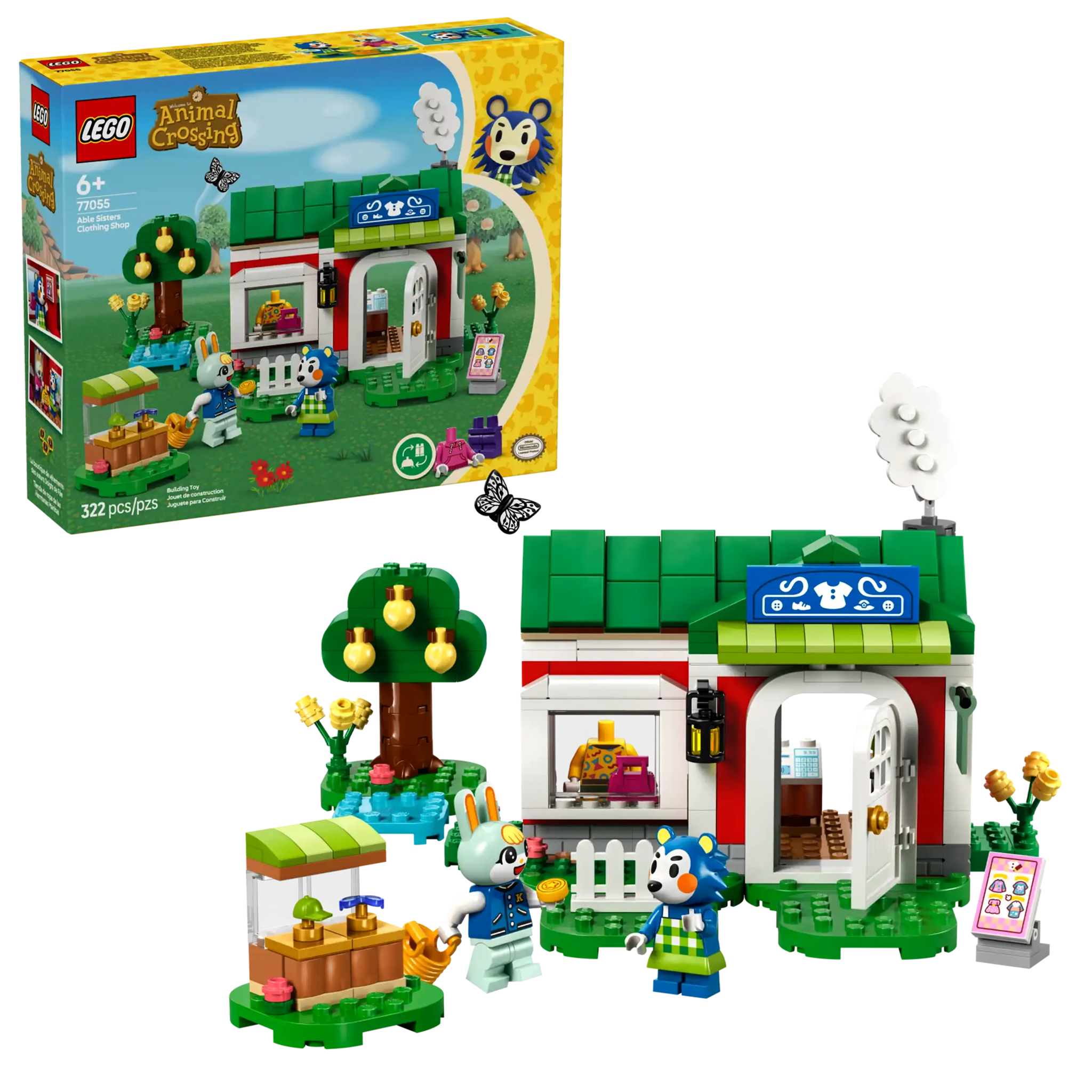 LEGO Animal Crossing 77055 Able Sisters Clothing Shop Set