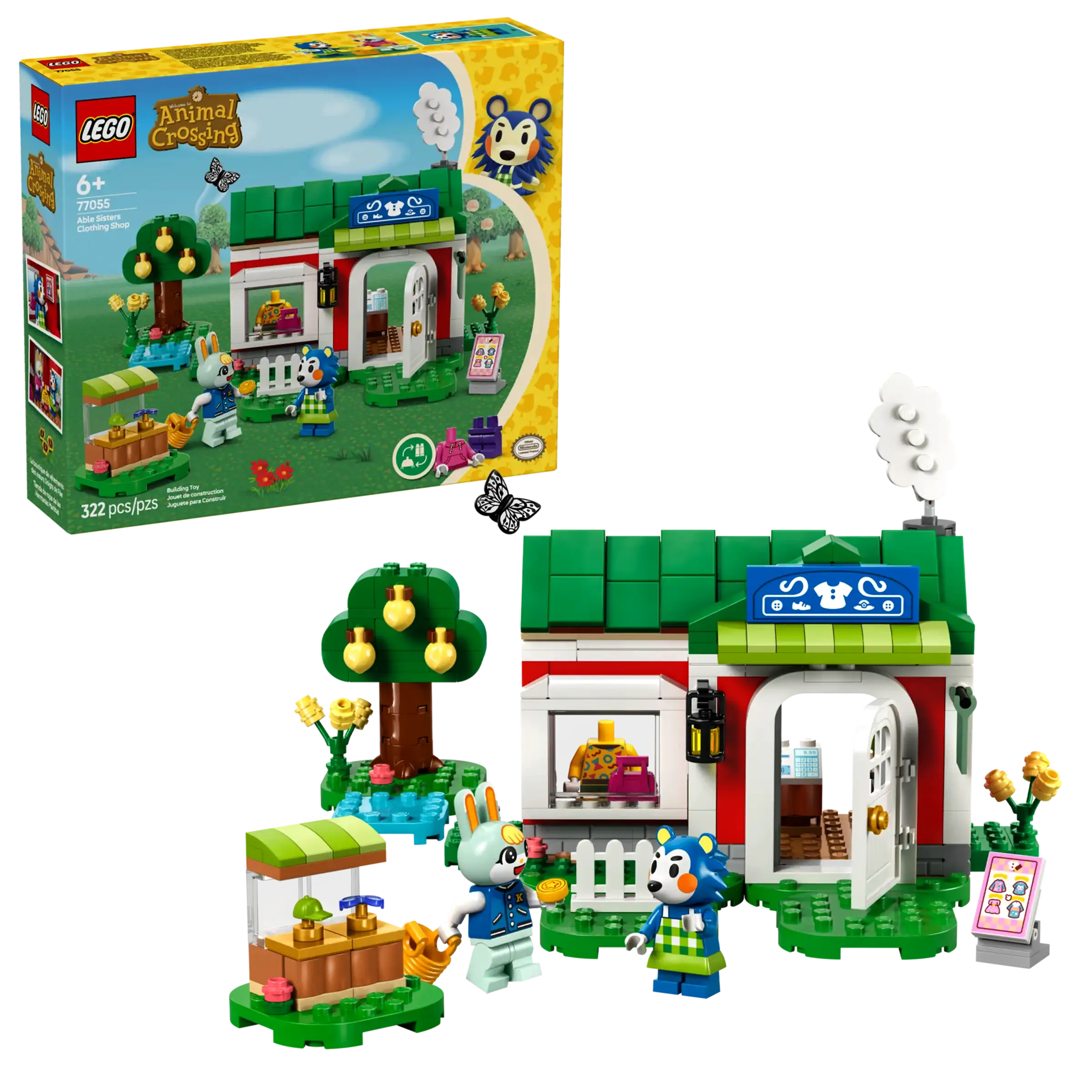 LEGO Animal Crossing 77055 Able Sisters Clothing Shop Set