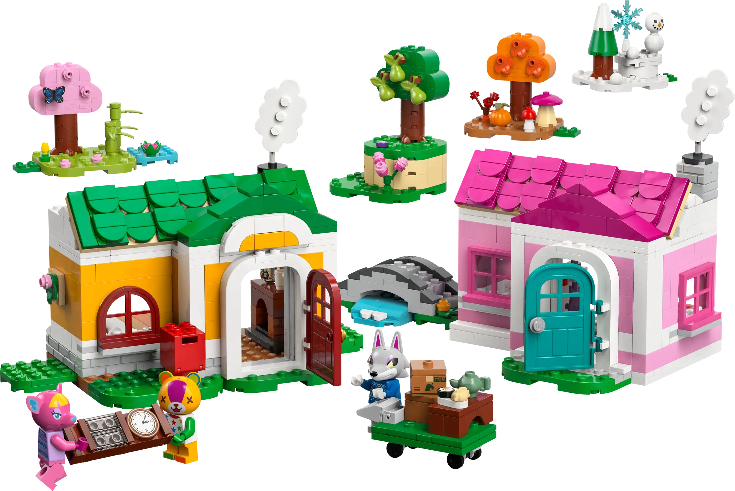 LEGO Animal Crossing 77057 Creative Houses with 3 Minifigures