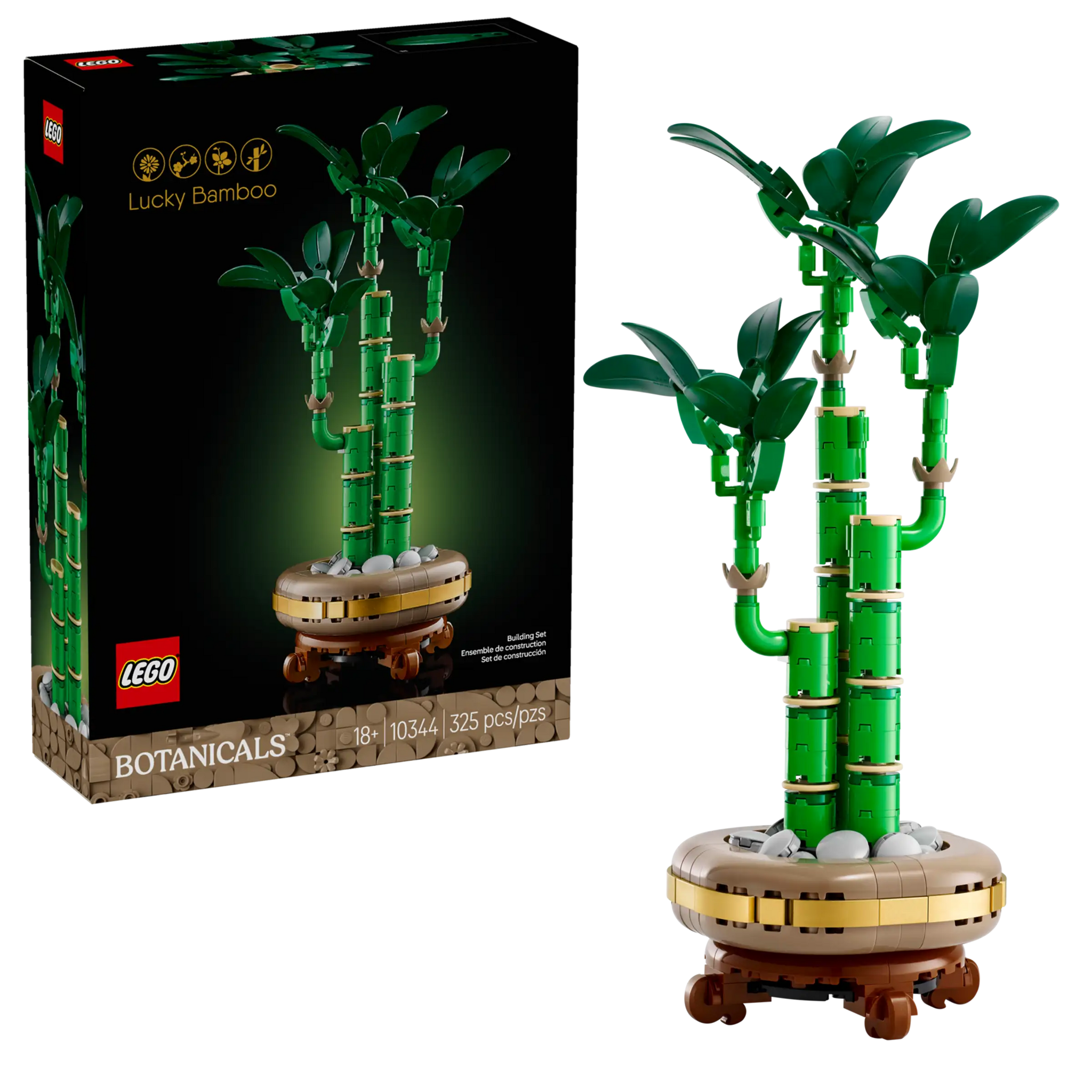 LEGO Botanicals 10344 Lucky Bamboo Plant Decor Set