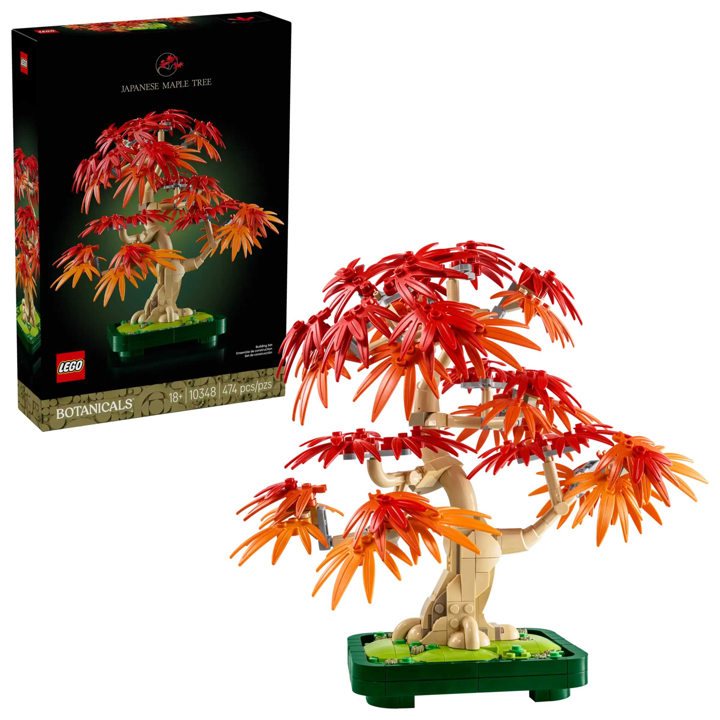 LEGO 10348 Japanese Red Maple Bonsai Tree Building Set