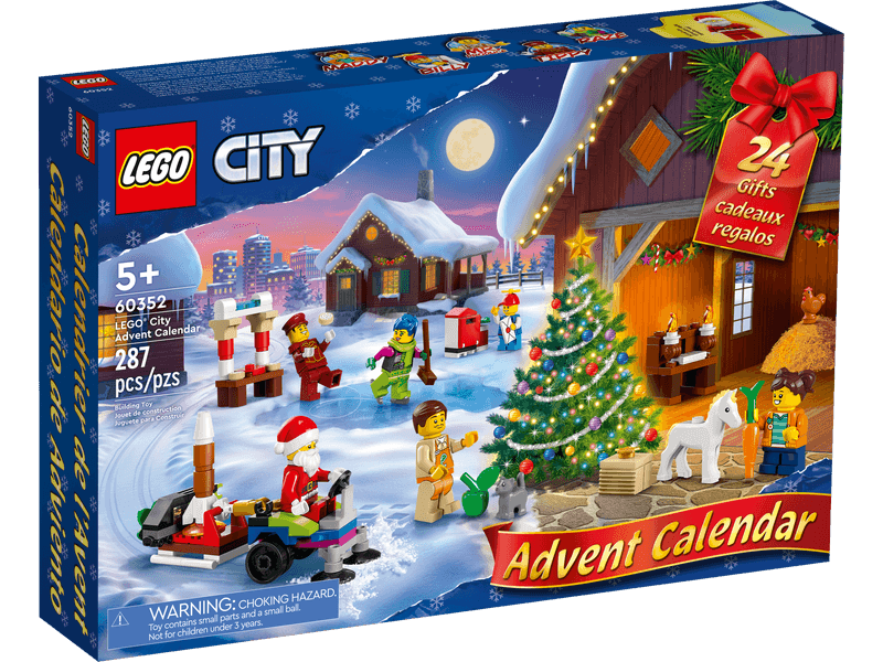 LEGO CITY 60352 Christmas Advent Calendar with Minifigures