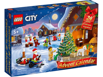 LEGO CITY 60352 Christmas Advent Calendar with Minifigures