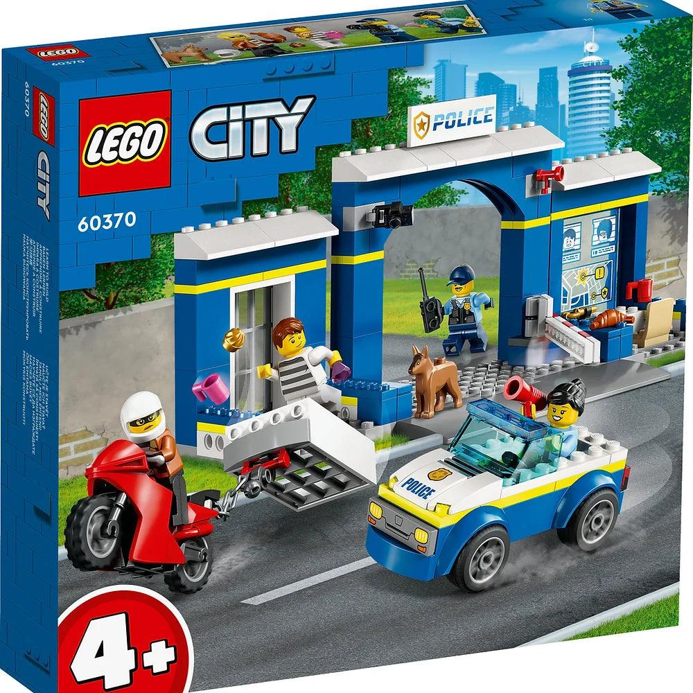 LEGO CITY 60370 Police Station Chase Playset for Kids 4+