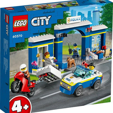 LEGO CITY 60370 Police Station Chase Playset for Kids 4+