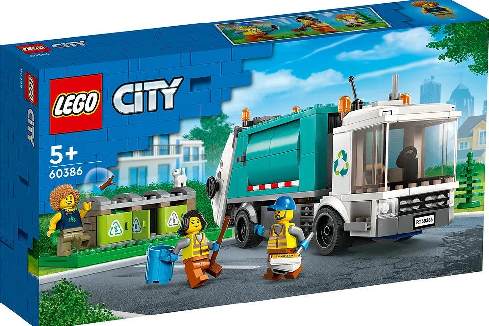LEGO CITY 60386 Recycling Truck with Minifigures and Center
