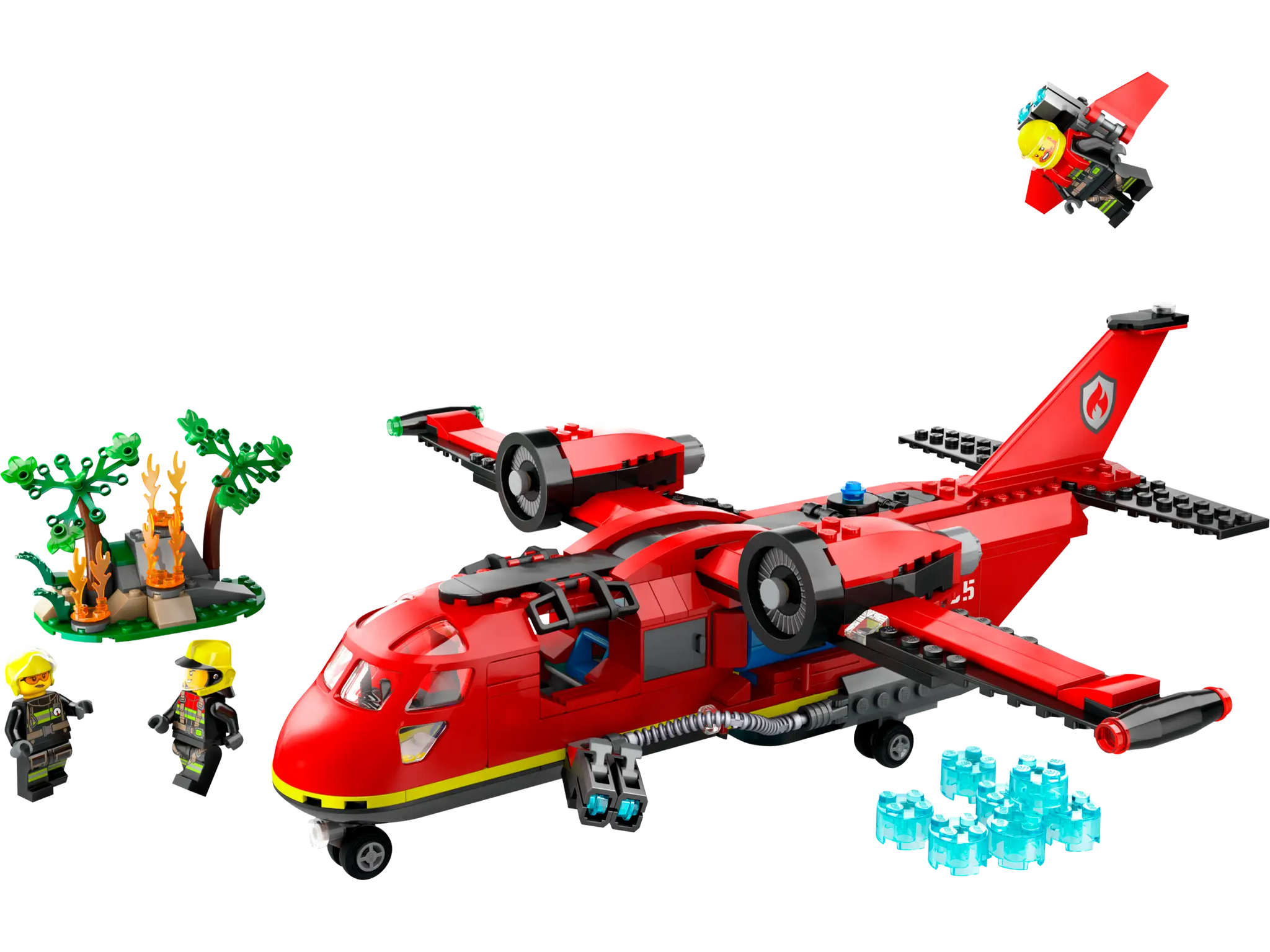 LEGO CITY 60413 Fire Rescue Plane with Minifigures