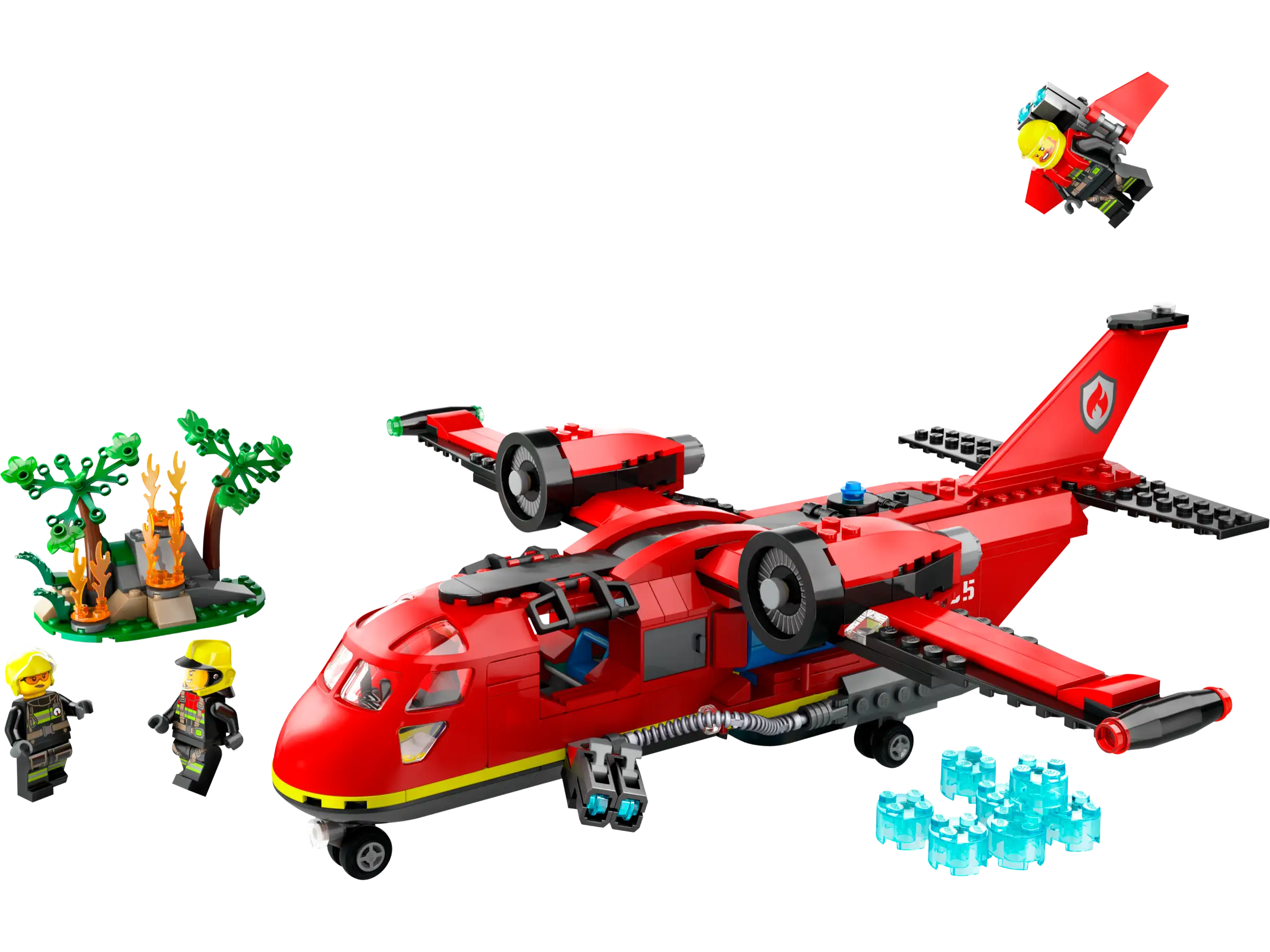 LEGO CITY 60413 Fire Rescue Plane with Minifigures