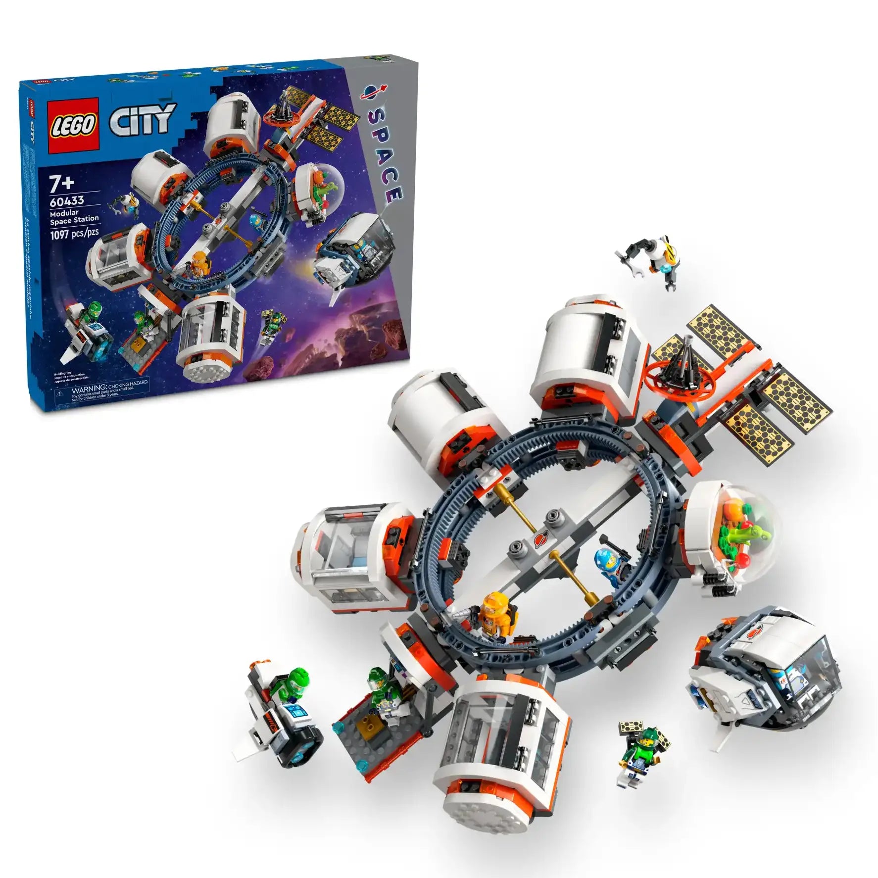 LEGO CITY 60433 Modular Space Station with 6 Minifigures