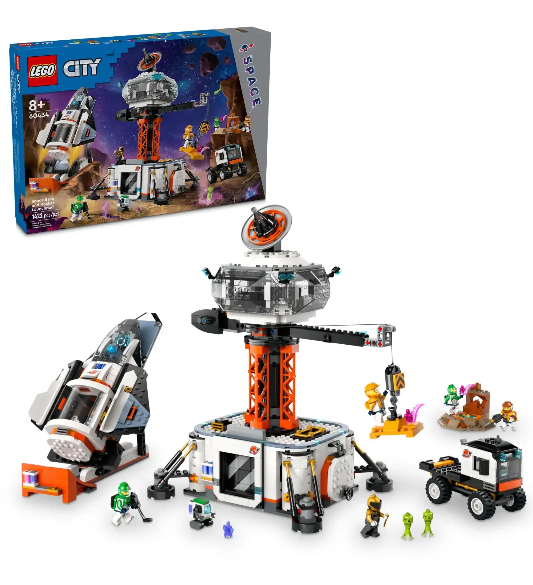 LEGO CITY 60434 Space Base with Rocket Launchpad Set