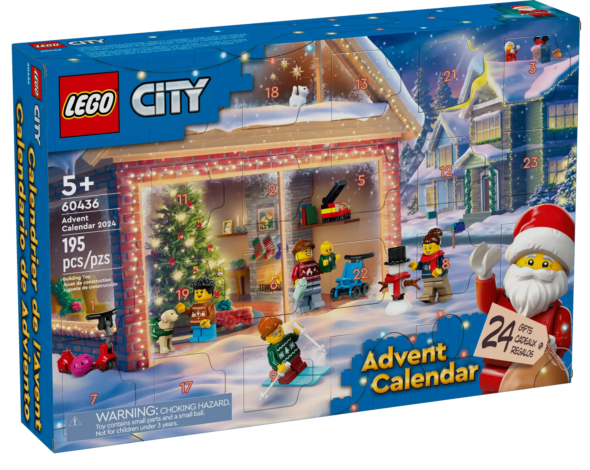 LEGO City Advent Calendar 2024 with 24 Surprises