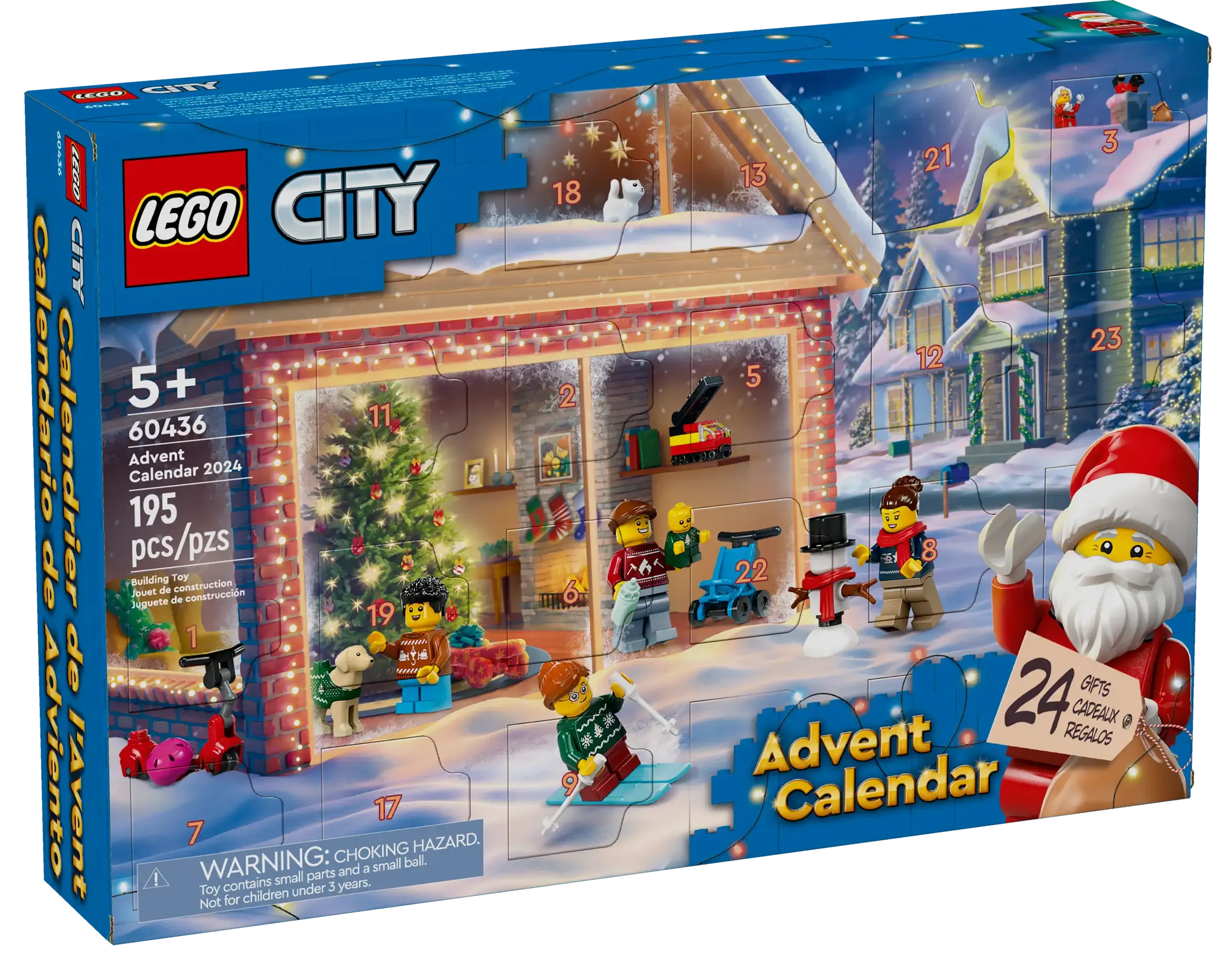 LEGO City Advent Calendar 2024 with 24 Surprises