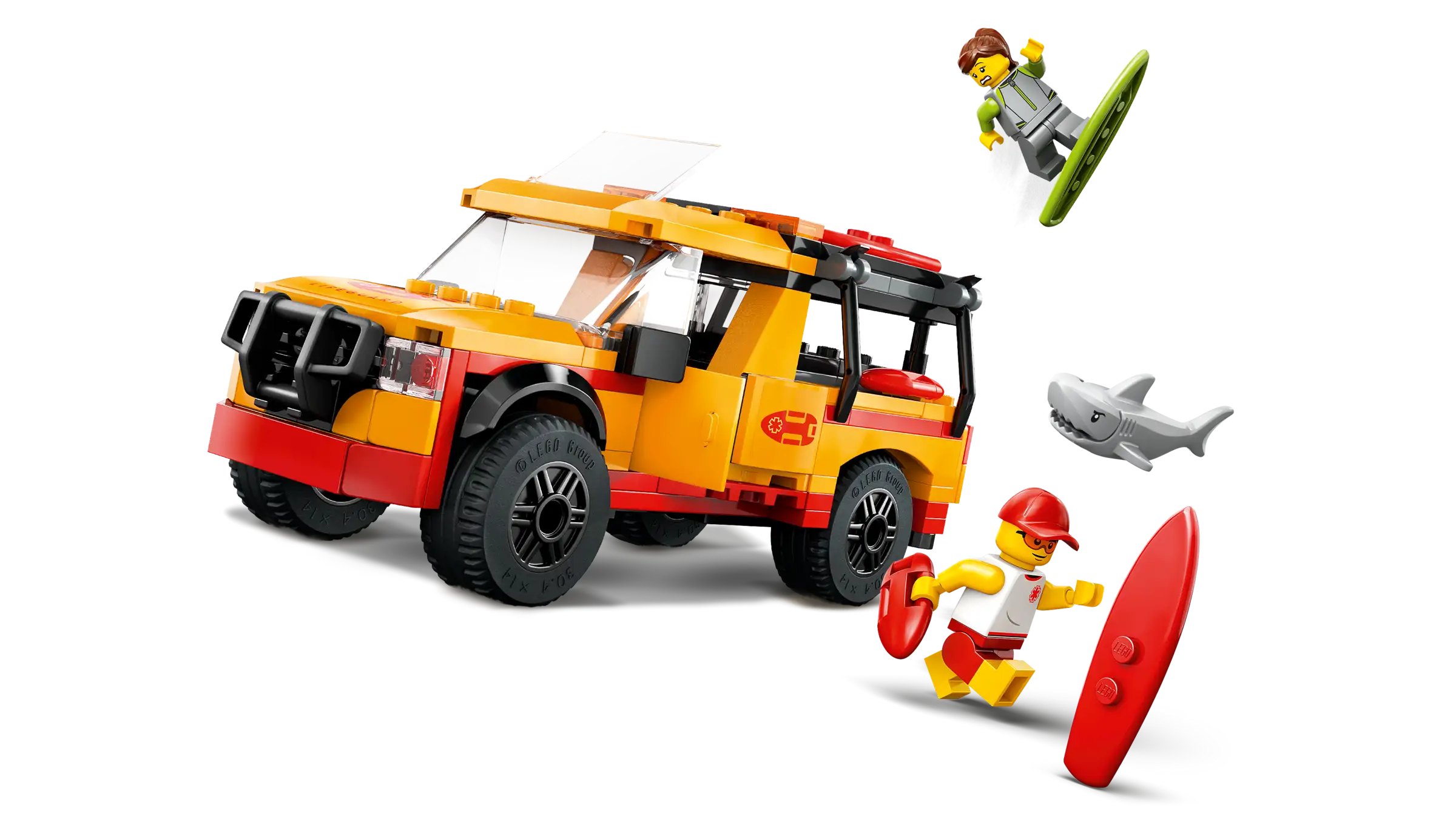 LEGO CITY 60453 Lifeguard Beach Rescue Truck Playset