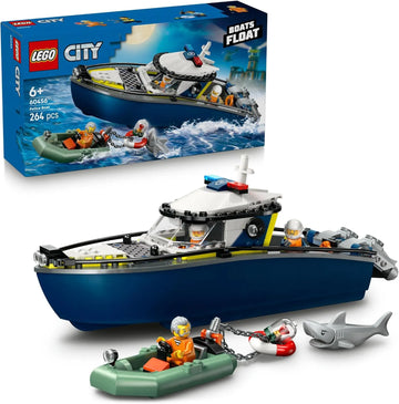 LEGO CITY Police Boat Chase Set 60456 with Minifigures