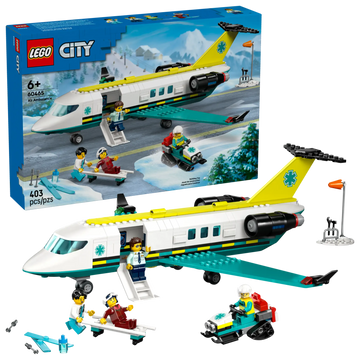 LEGO City 60465 Emergency Air Ambulance Airplane Set