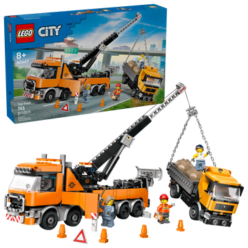 LEGO City Heavy-Duty Tow Truck with Crane 60467