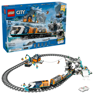 LEGO CITY 60470 Arctic Polar Express Train Set