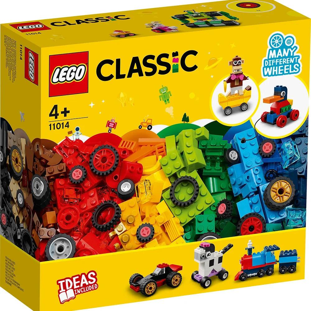 LEGO Classic 11014 Bricks and Wheels Building Set, 653 Pieces